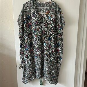 Floral Multicolor Women's Dress